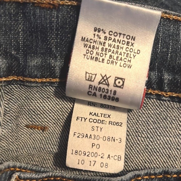 LUCKY BRAND🍀| 👖Dungarees Mid-Rise Wide Leg Bootcut Denim Jeans - Picture 9 of 9